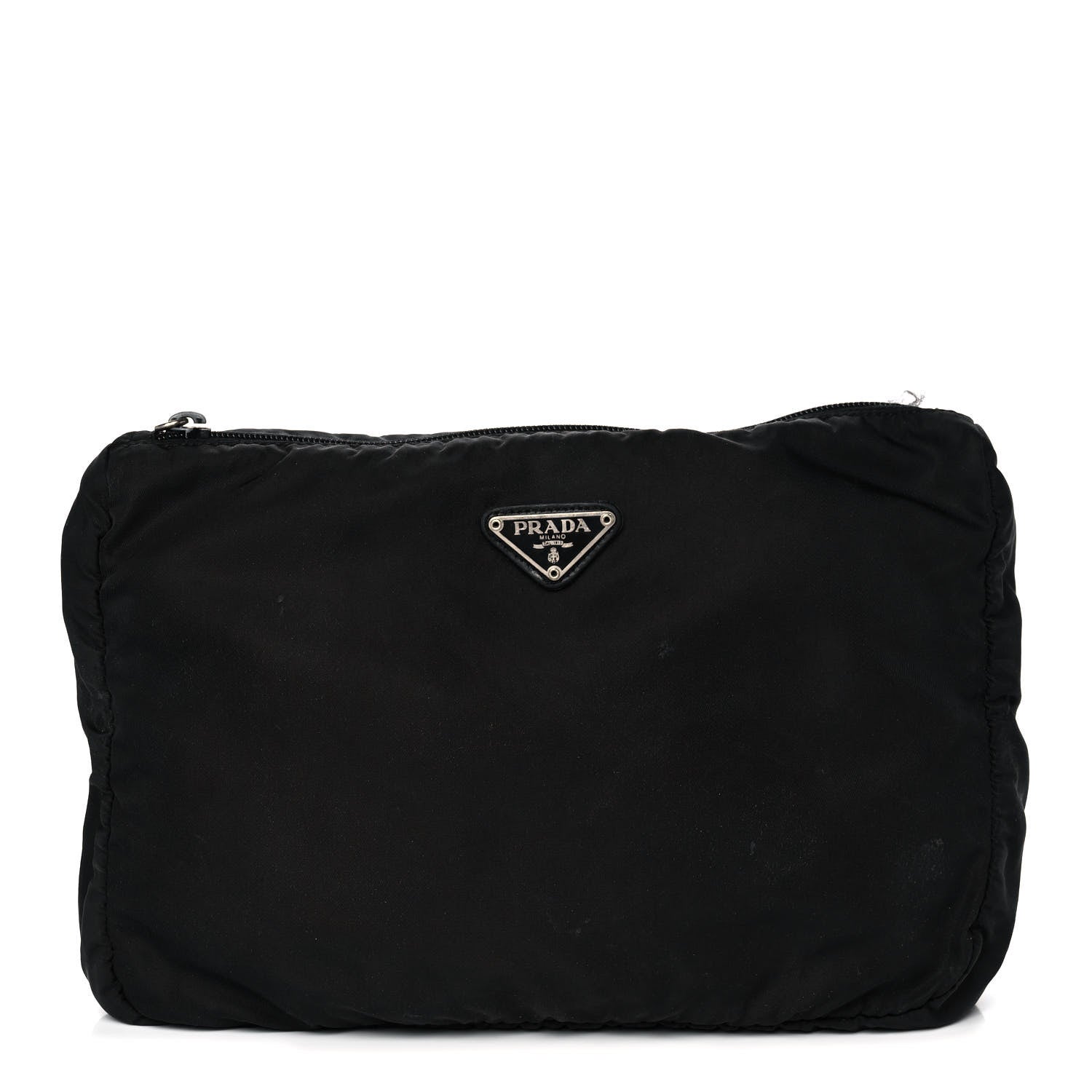 Prada Nylon Tessuto Pouch Black 1 of 17