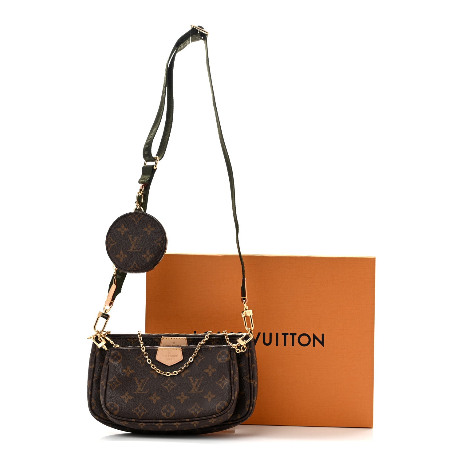 Louis Vuitton Monogram Multi Pochette Accessories Kaki 12 of 12