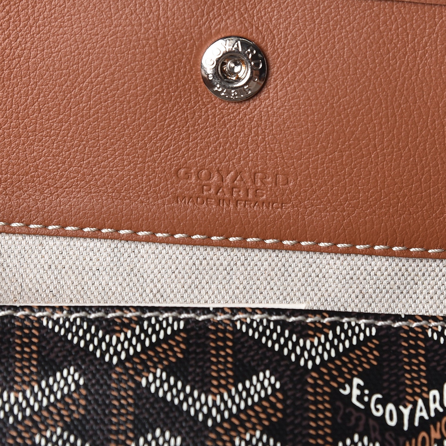 Goyard Goyardine Saint Louis GM Black Gold 7 of 10