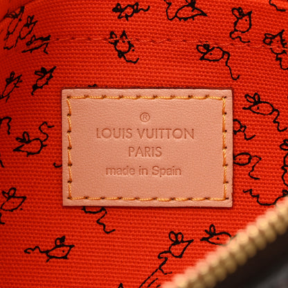 Louis Vuitton Catogram Neverfull MM GM Pochette Marron 6 of 7