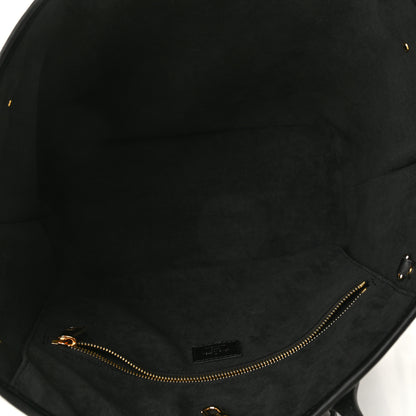 Louis Vuitton Empreinte Monogram Giant Broderies Neverfull MM Black 5 of 9