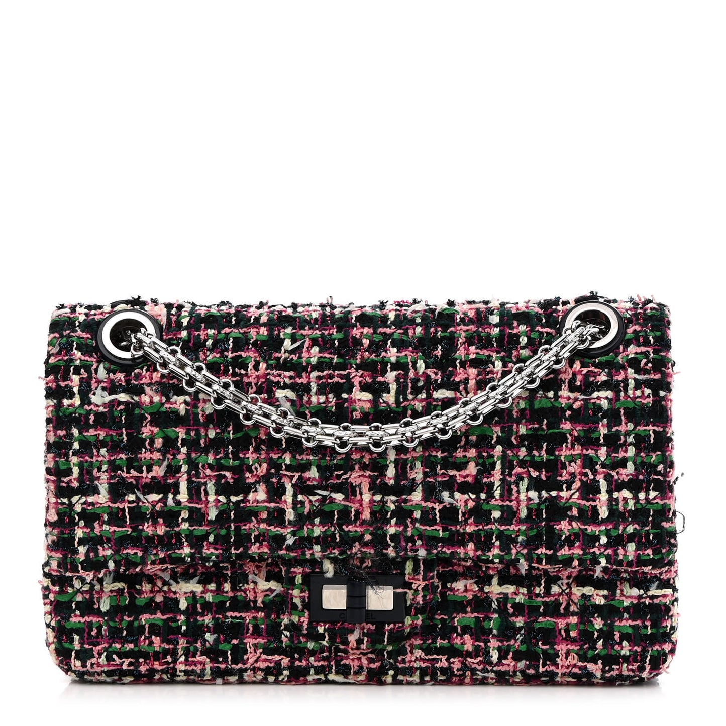 Tweed Resin 2.55 Reissue 225 Flap Pink