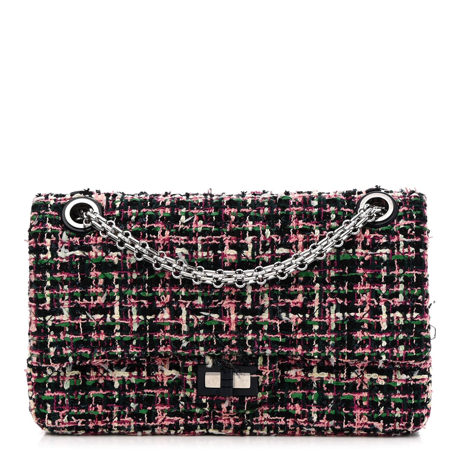 Chanel Tweed Resin 2.55 Reissue 225 Flap Pink 1 of 10