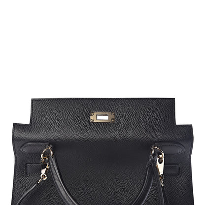 Hermes Epsom Taurillon Clemence Chevre Mysore Horseshoe Kellygraphie Lettre X Kelly Sellier 28 Noir Bleu Indigo Bleu Saphir 13 of 36
