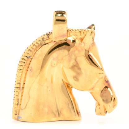 Hermes Permabrass Horse Head Pendant 1 of 3