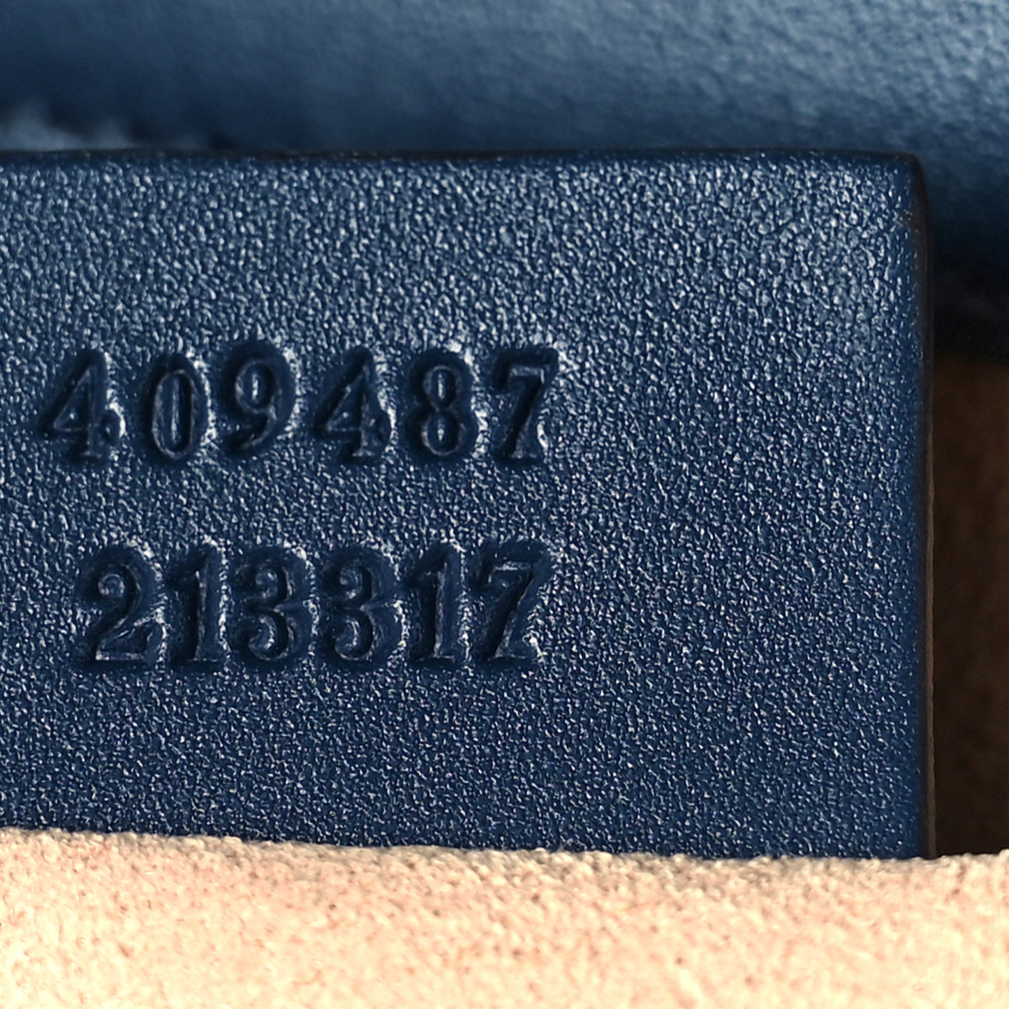 Guccissima Small Padlock Shoulder Bag Blue Agata