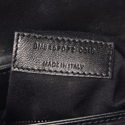 Saint Laurent Calfskin Y Quilted Monogram Toy Loulou Crossbody Bag Black 10 of 10