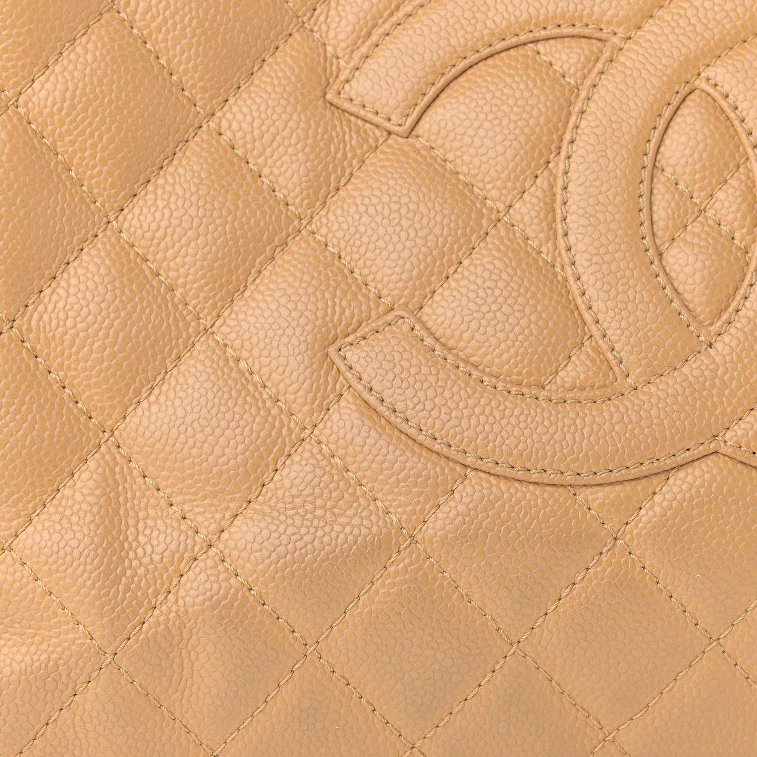 Chanel Caviar Quilted Grand Shopping Tote GST Beige 12 of 19