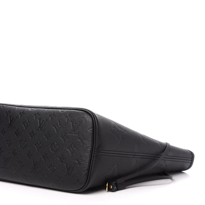 Louis Vuitton Empreinte Monogram Giant Neverfull MM Black 9 of 11