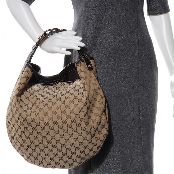 Gucci Monogram Wave Hobo Ebony 2 of 7