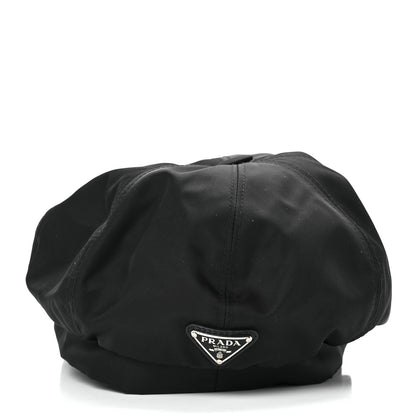 Prada Re-Nylon Mens Newsboy Hat L Black 5 of 7