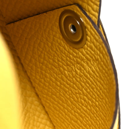 Hermes Epsom Calvi Card Case Sun 8 of 9