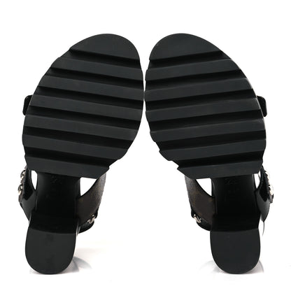 Louis Vuitton Monogram Star Trail Sandals 38.5 Black 5 of 8