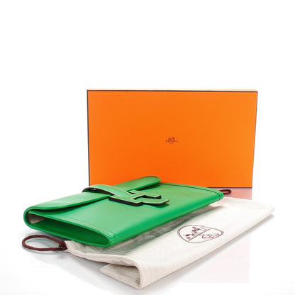 Hermes Epsom Jige PM Clutch Bambou 4 of 7