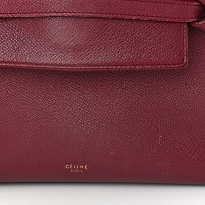 Celine Grained Calfskin Micro Belt Bag Plum 22 of 23