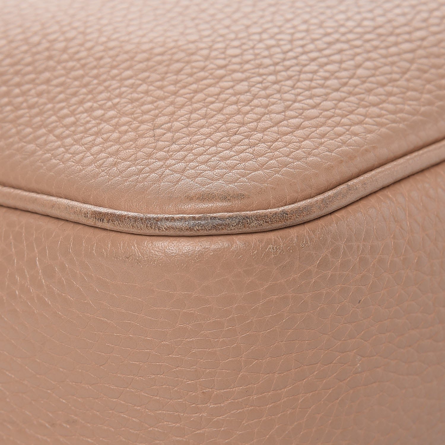 Gucci Pebbled Calfskin Small Soho Disco Bag Rose Beige 12 of 18