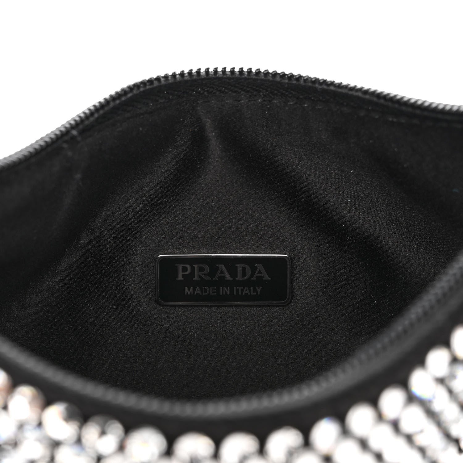 Prada Satin Crystal Mini Re-Edition 2000 Bag Cristal 6 of 9