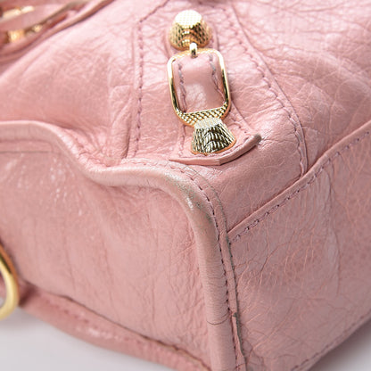 Balenciaga Agneau Giant 12 Gold Hardware Mini City Rose Peche 15 of 27