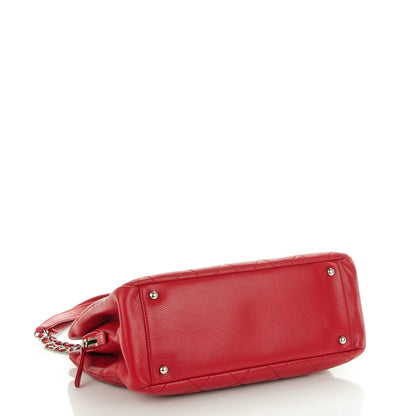Chanel Caviar Timeless CC Shopping Tote Rouge 4 of 8