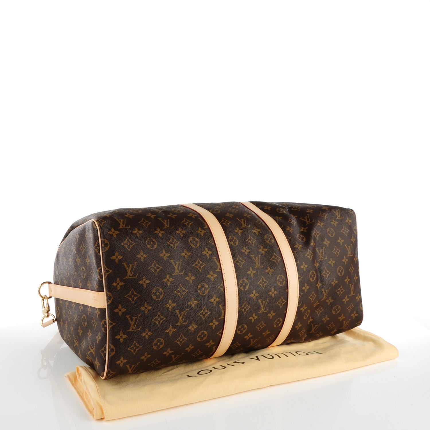 Louis Vuitton Monogram Keepall Bandouliere 55 4 of 9