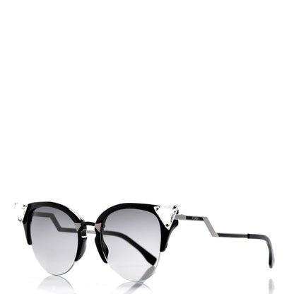 Fendi Iridia Sunglasses FF 0041/S Black 1 of 8
