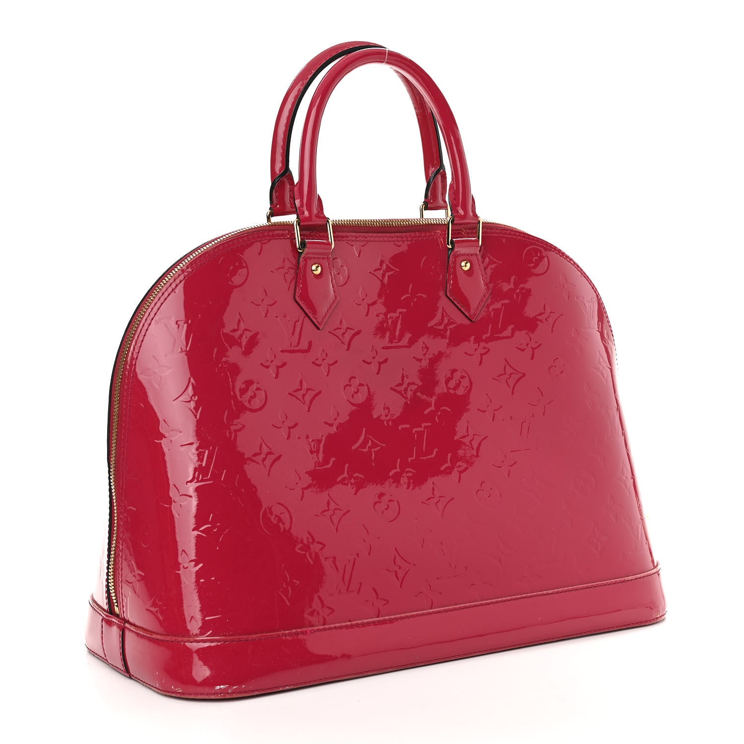 Louis Vuitton Vernis Alma GM Rose Indien 2 of 17