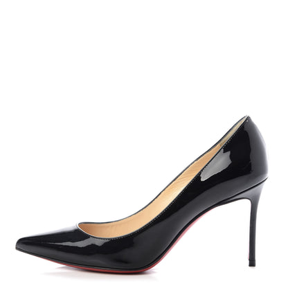 Christian Louboutin Patent Decollete 554 85 Pumps 35.5 Black 1 of 10