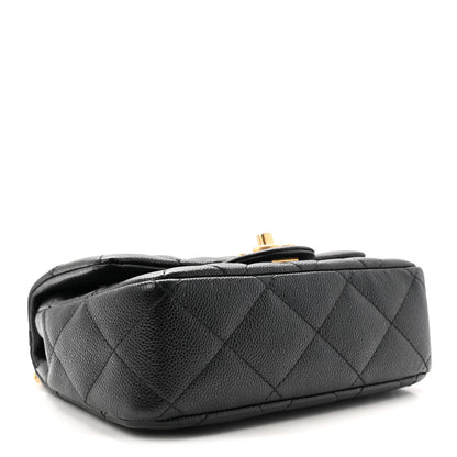Chanel Caviar Quilted Mini Sweetheart Flap Black 4 of 11
