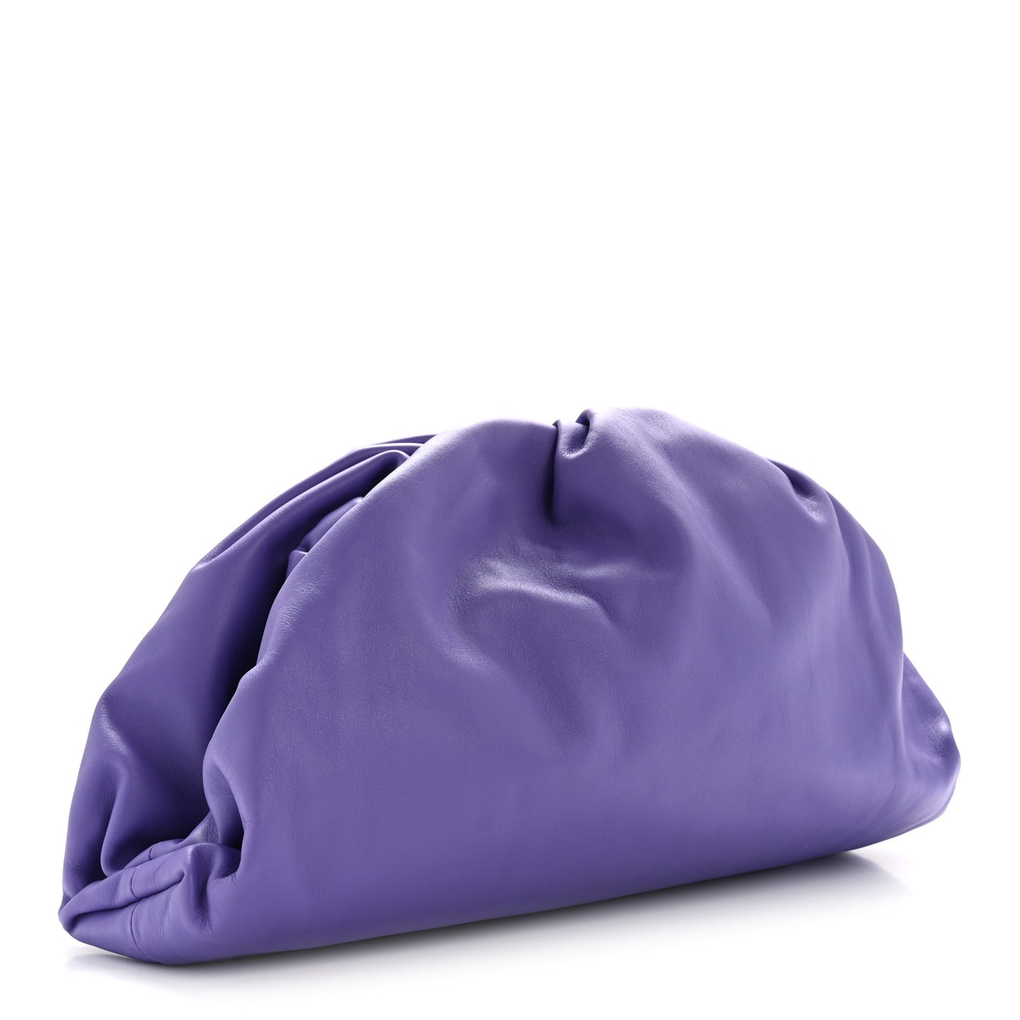 Smooth Butter Calf The Pouch Oversized Clutch Purple
