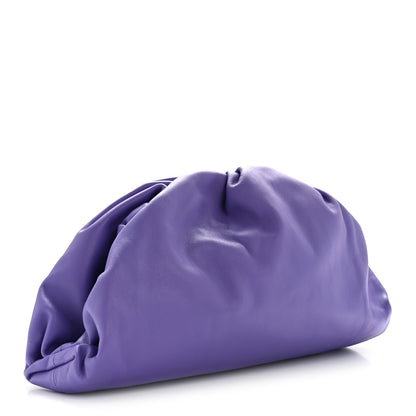 Bottega Veneta Smooth Butter Calf The Pouch Oversized Clutch Purple 3 of 11