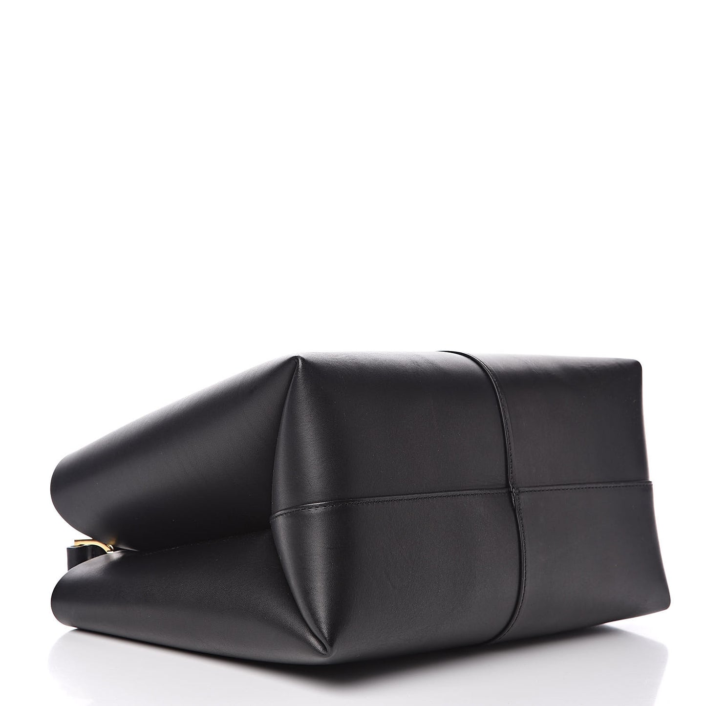 Calfskin Mini Folded Bag Black