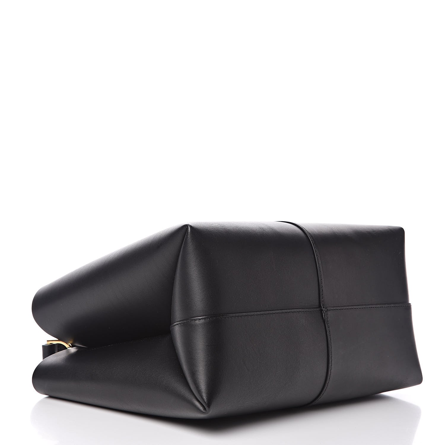 Mansur Gavriel Calfskin Mini Folded Bag Black 4 of 9