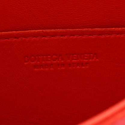 Bottega Veneta Lambskin Maxi Intrecciato Small Cassette Crossbody Bag Redstone 5 of 12
