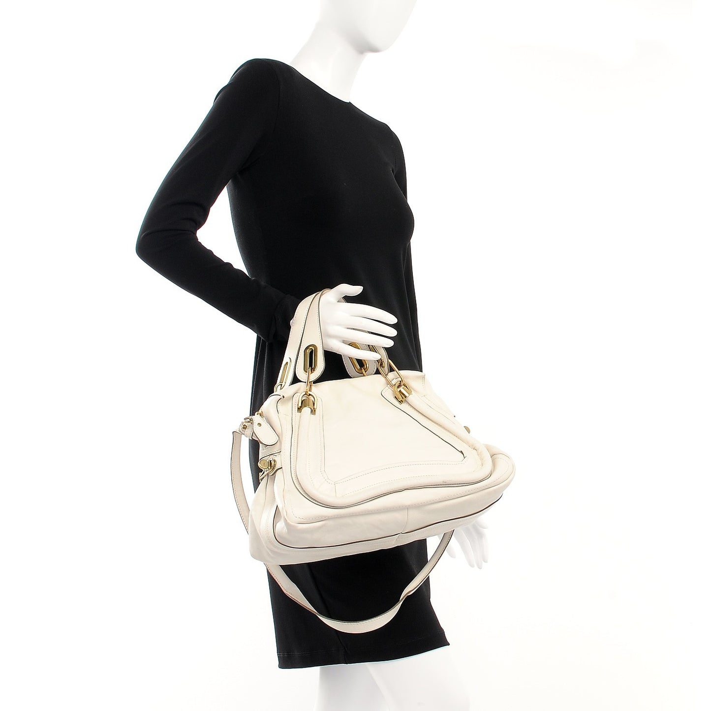 Calfskin Medium Paraty Cream