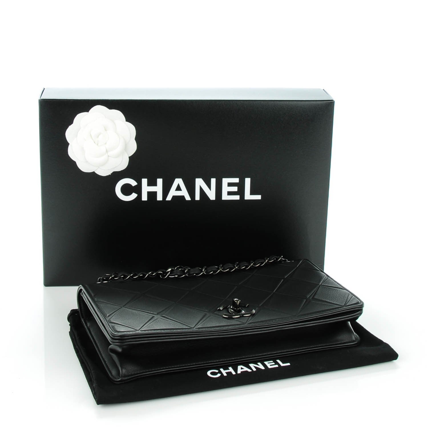 Chanel Calfskin Small Propeller Flap Black 4 of 8