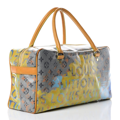 Louis Vuitton Monogram Pulp Defile Weekender PM Yellow 3 of 16
