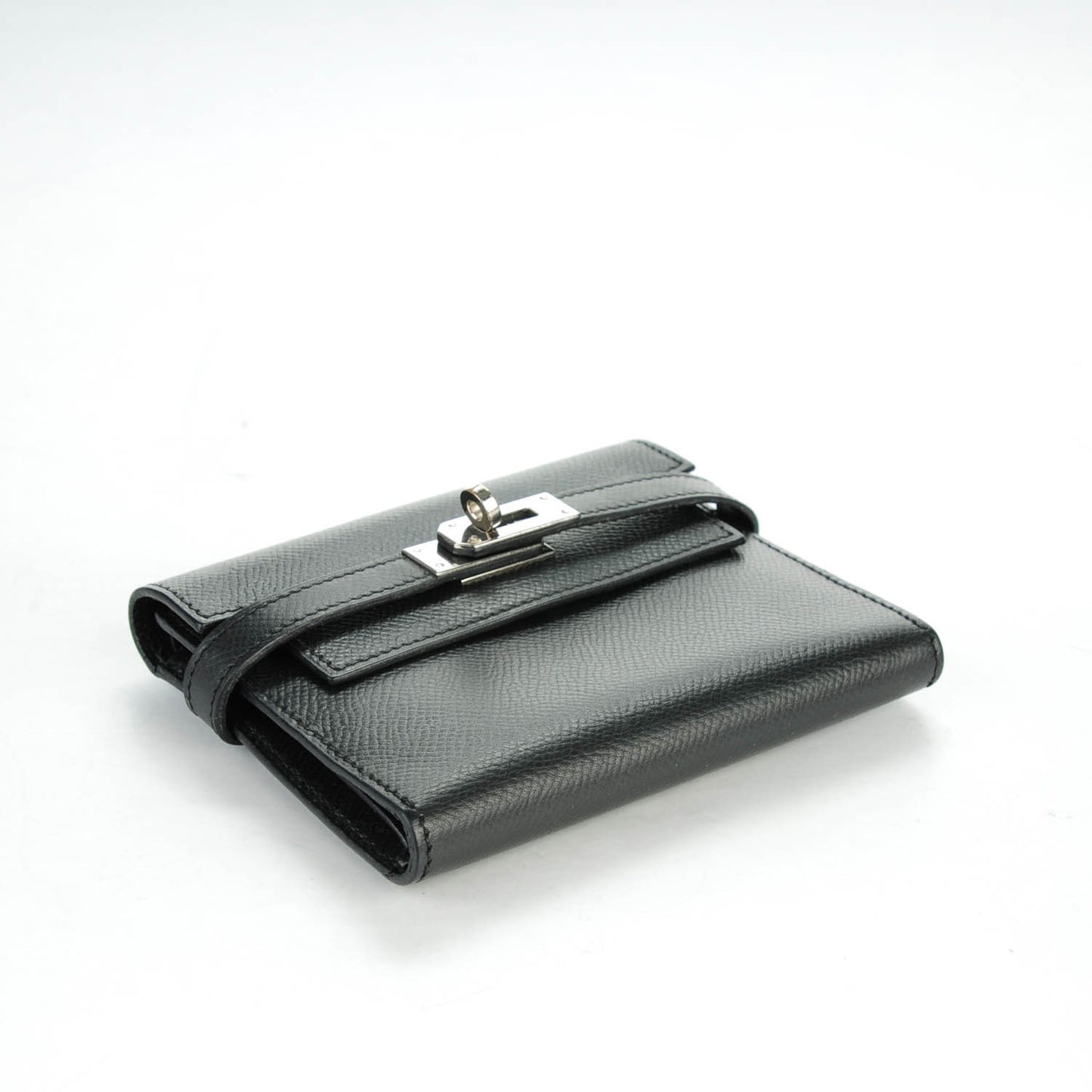 Epsom Medium Kelly Wallet Black