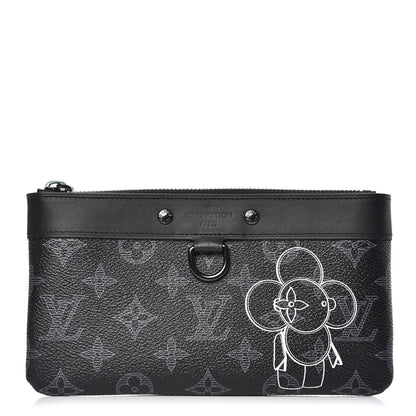 Louis Vuitton Monogram Eclipse Vivienne Pochette Apollo PM 1 of 8