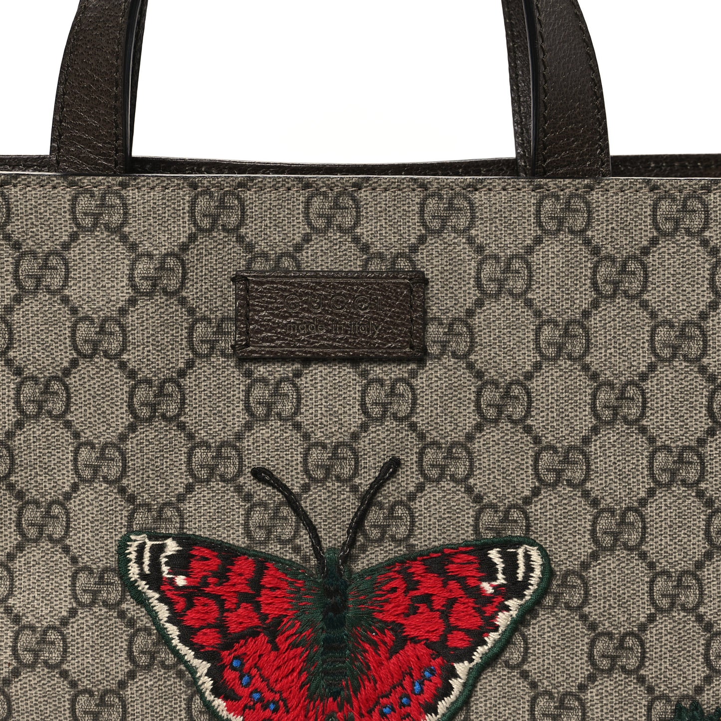 Soft GG Supreme Monogram Embroidered Vertical Tote