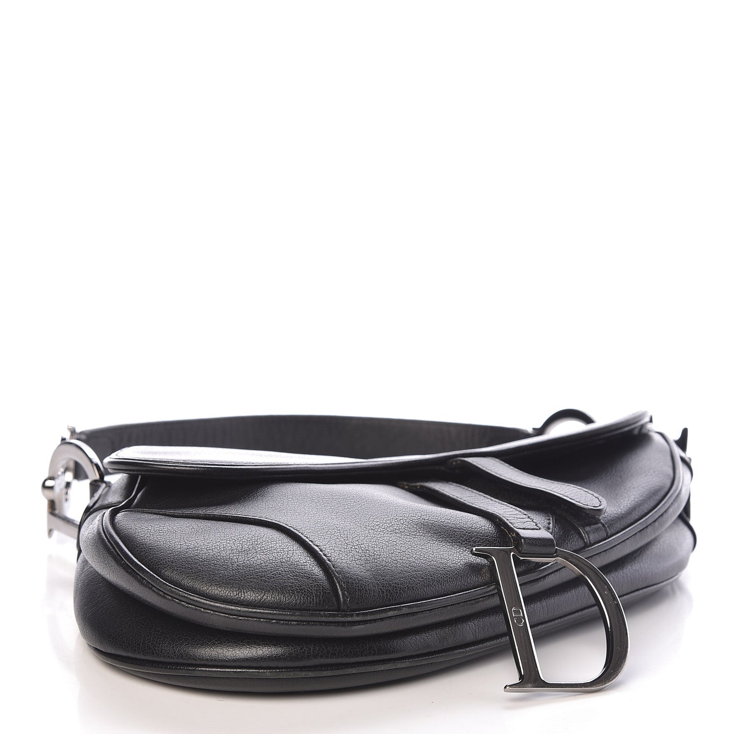 Calfskin Saddle Bag Black