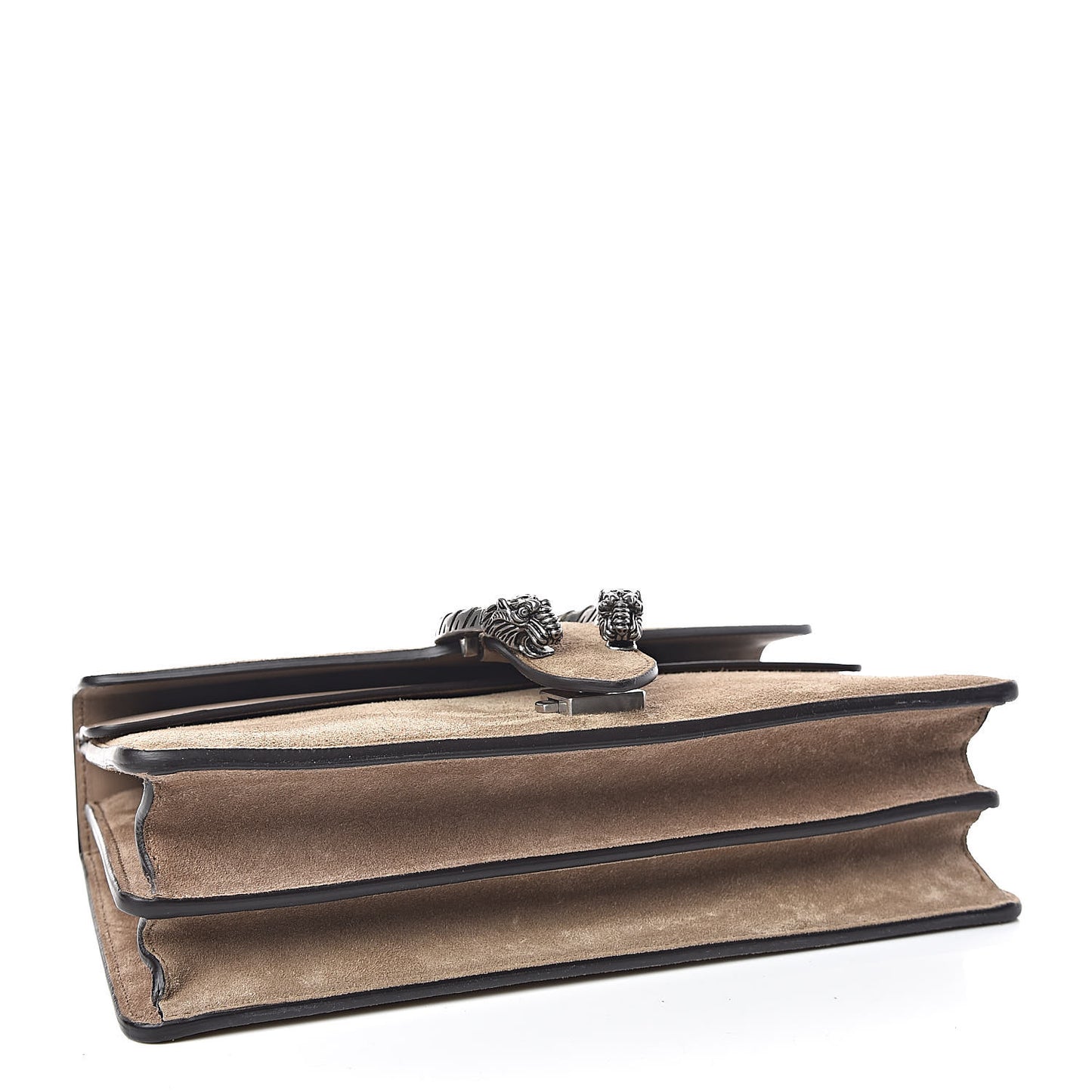 Suede Small Dionysus Shoulder Bag Taupe