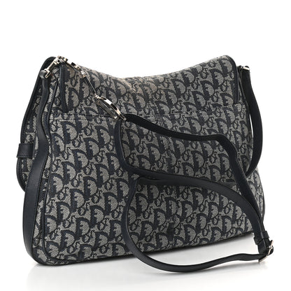 Christian Dior Monogram Flap Messenger Navy Blue 3 of 14