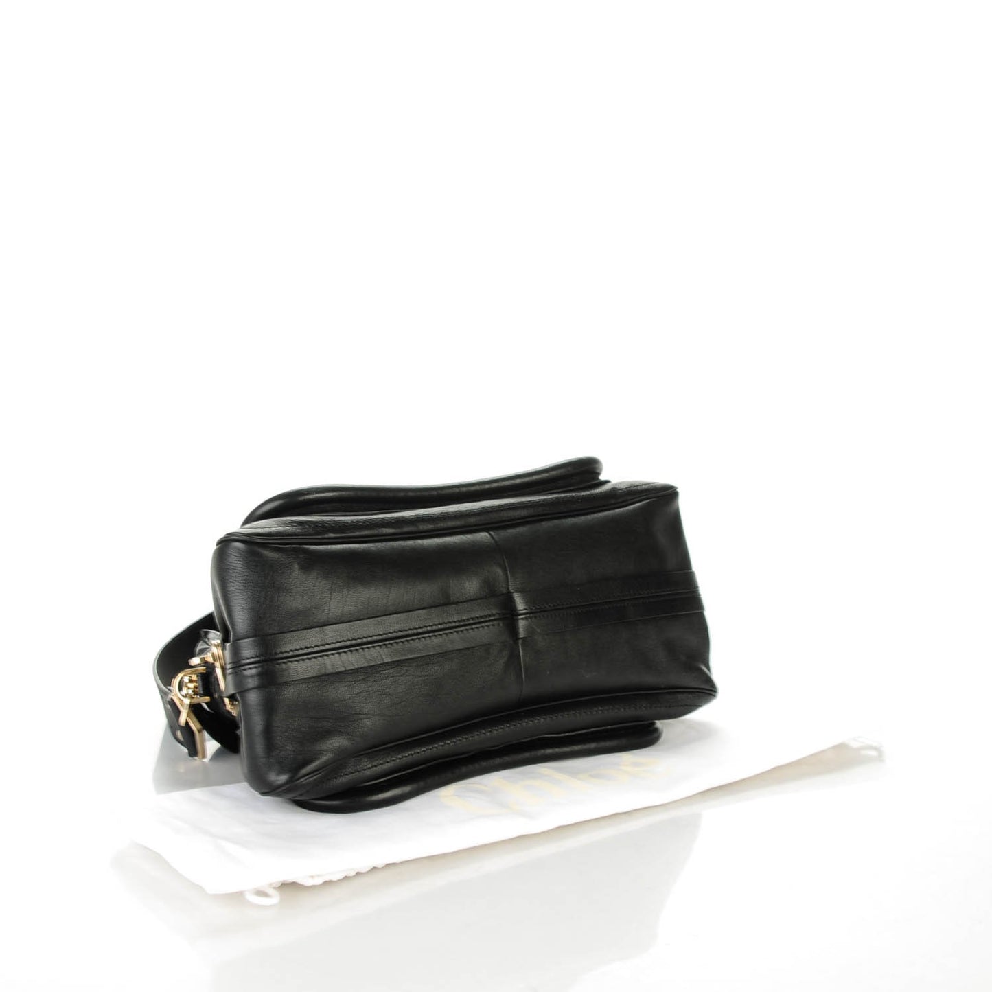 Calfskin Medium Military Paraty Black