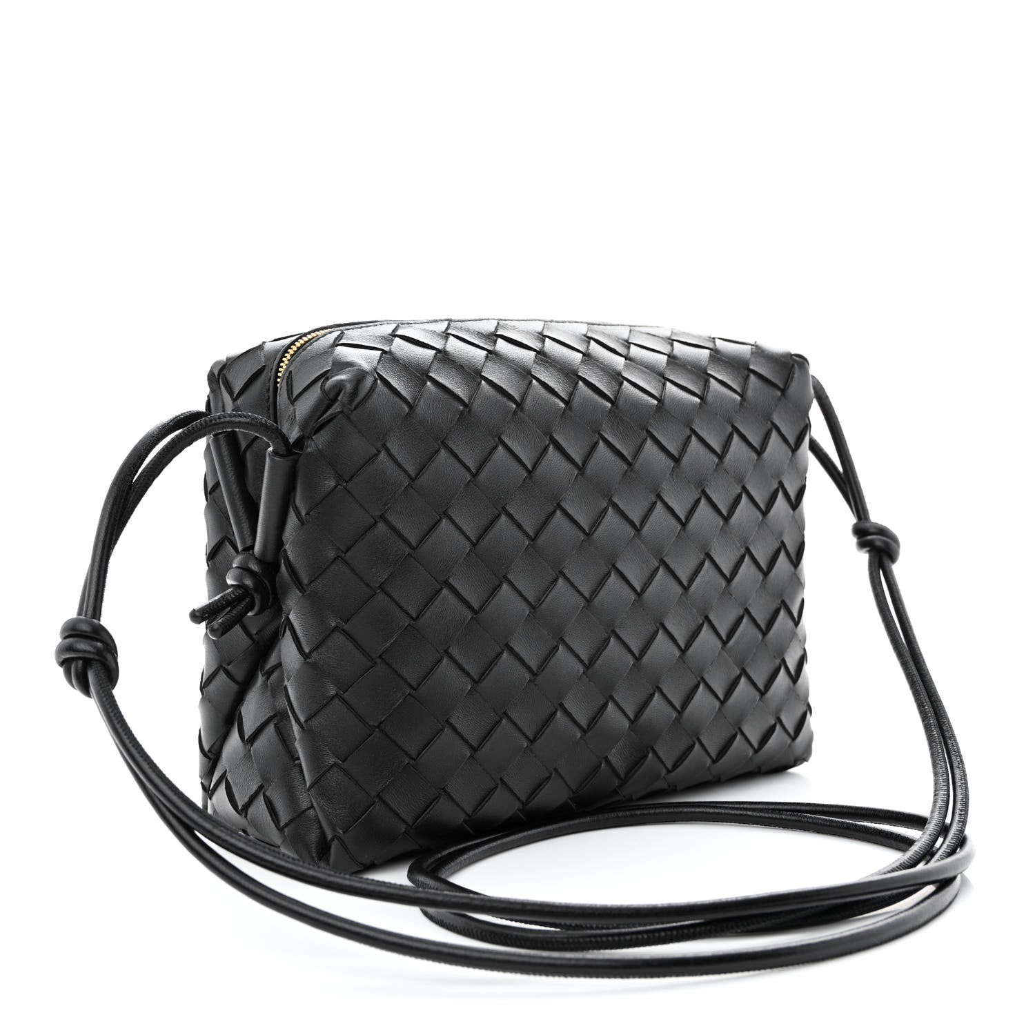 Bottega Veneta Nappa Intrecciato Small Loop Camera Bag Black 3 of 10