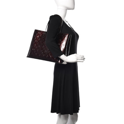 Louis Vuitton Vernis Wilshire MM Amarante 2 of 9