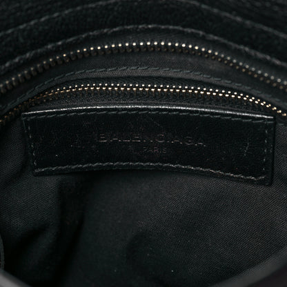 Balenciaga Chevre Gold Metallic Edge Hardware Mini City Black 5 of 8