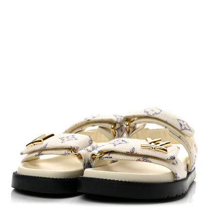 Louis Vuitton Monogram LV Sunset Comfort Flat Sandals 35.5 Multicolor 4 of 10