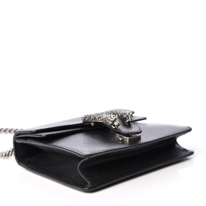 Gucci Calfskin Mini Dionysus Shoulder Bag Black 3 of 12