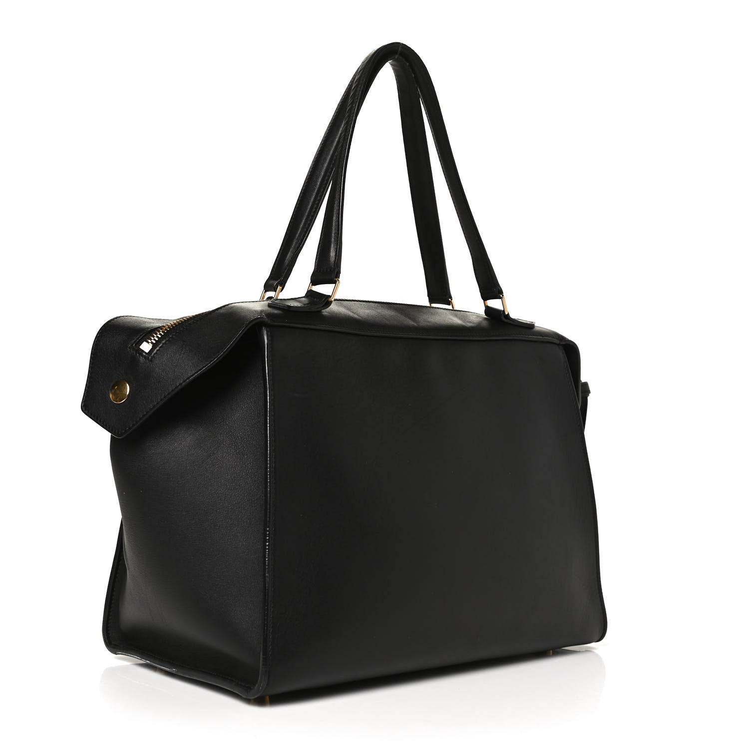Celine Bullhide Calfskin Medium Ring Bag Black 2 of 11