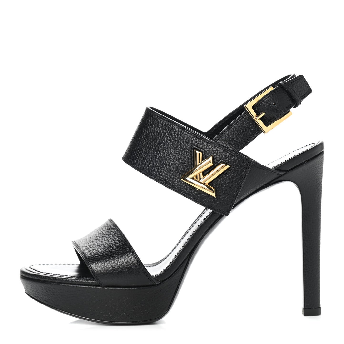 Taurillon Horizon Platform Sandals 41 Black